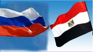 egypt and russia flags